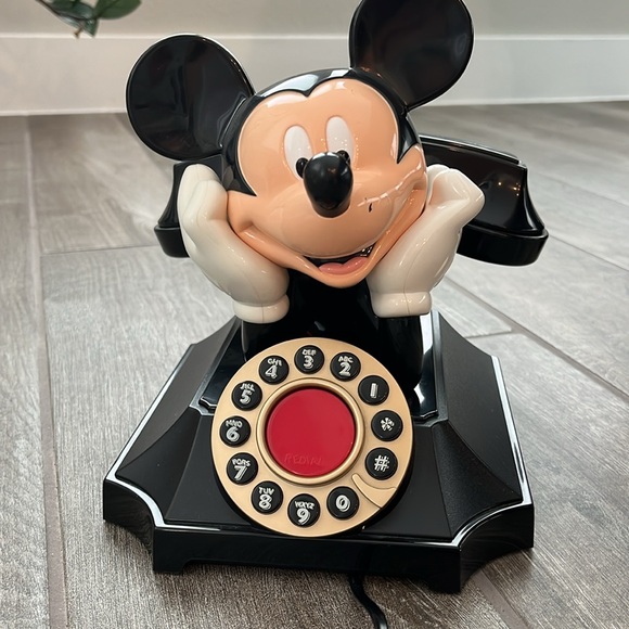 Vintage Mickey Mouse Disney Animated Rotary landline Home Phone - Picture 11 of 13